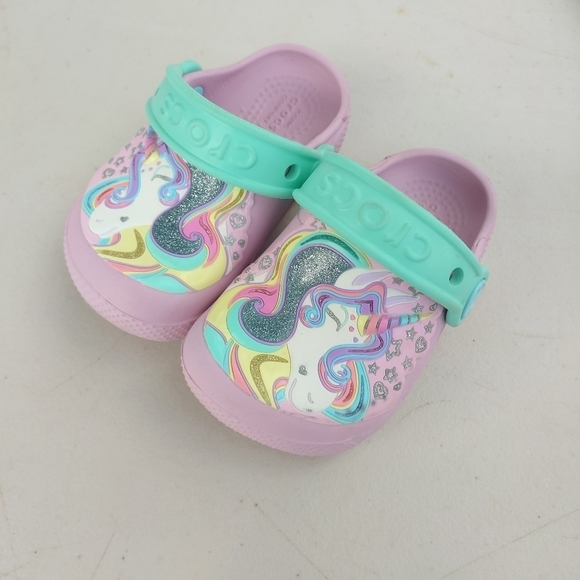 CROCS Other - Crocs Unicorn Toddler Girl